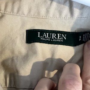 Ralph Lauren classic tan shirt dress